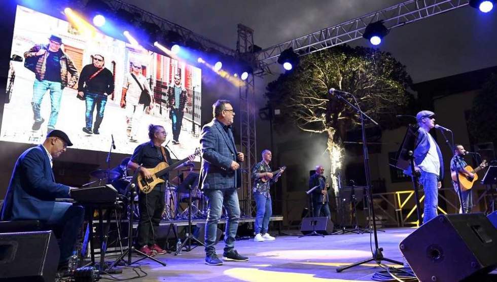 Taburiente este jueves en la Plaza Grande de Guía
