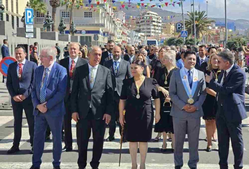 Representación de Teror en las fiestas de la Candelaria
