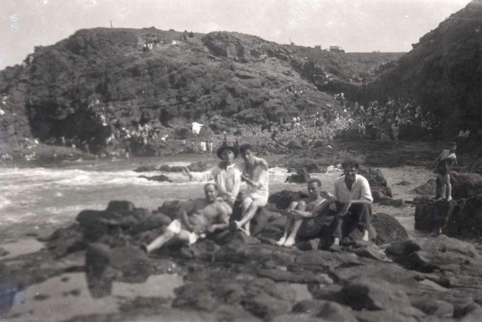 Roca Prieto - Roque Prieto, un lugar para disfrutar del mar en Guía de Gran Canaria desde las primeras décadas del siglo XX