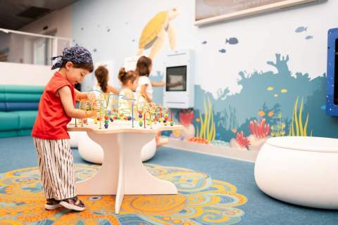 Fast ferry Mercedes Pinto. Zona infantil - BALEARIA