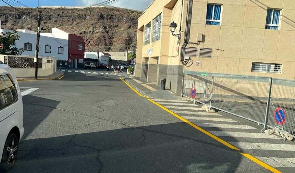 Obras en vías de La Aldea