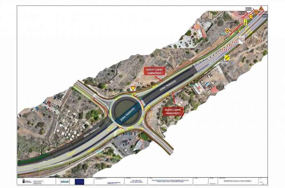 Plano del desvío