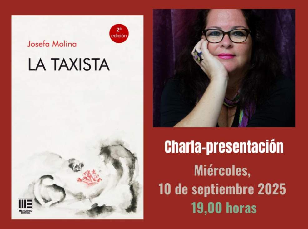Sardina acoge una charla sobre 'La Taxista’, última novela de la escritora Josefa Molina