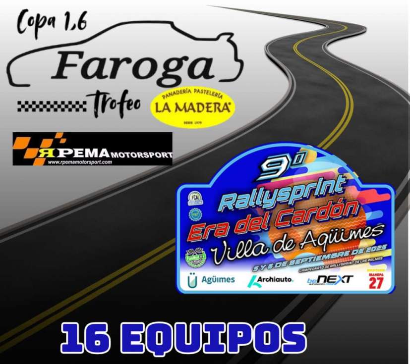 IX Rallysprint Era del Cardón, una cita clave en la Copa Faroga 1.6 – Trofeo Pastelería La Madera 2025