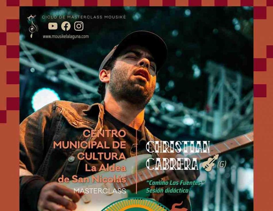 Cartel Masterclass Mousik&eacute; (La Aldea)