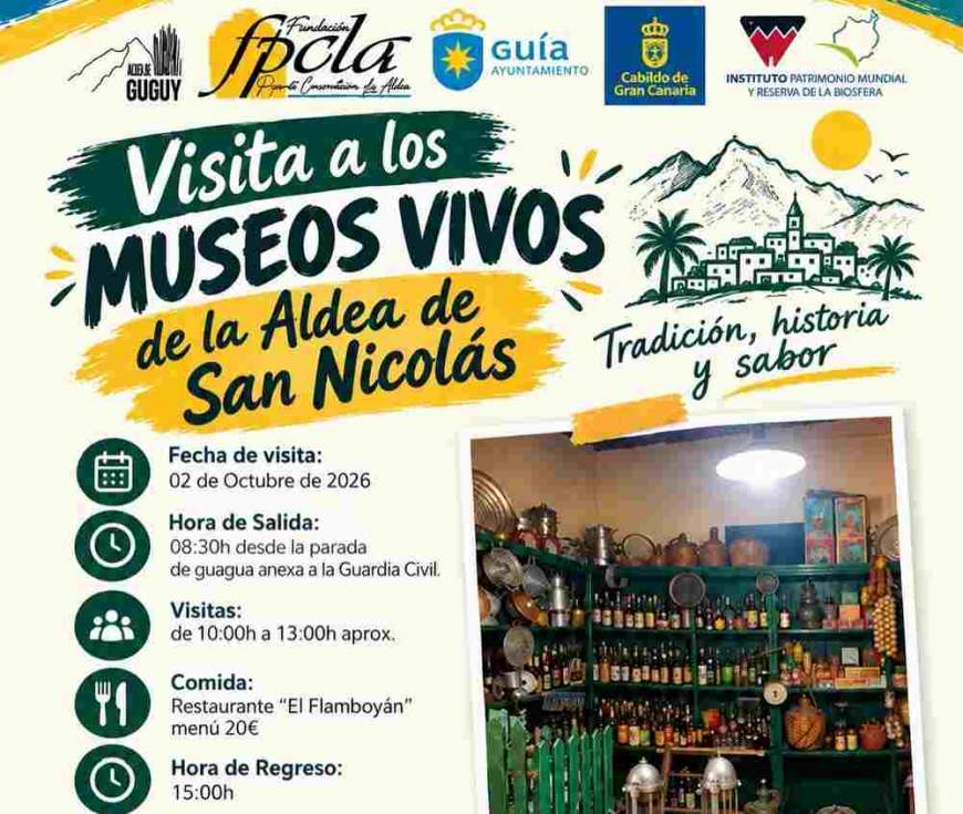 Cartel de la visita
