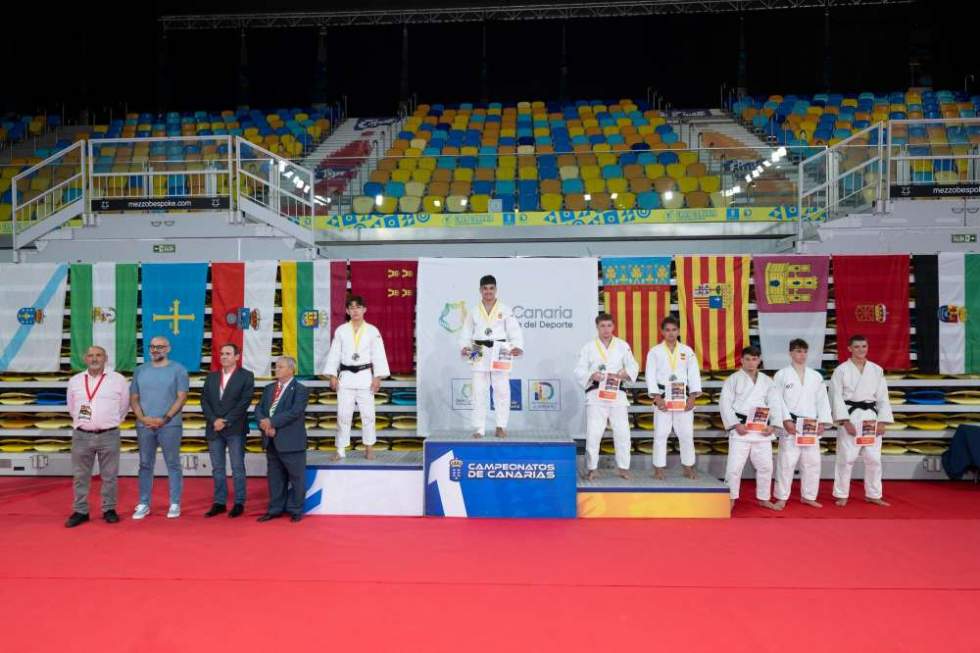 Canarias domina el medallero de la 26ª Supercopa de España-Memorial Santiago Ojeda de Judo con 12 medallas