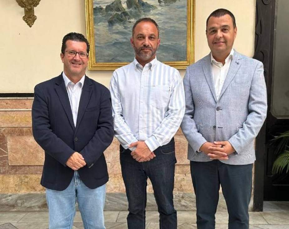 Juan Jesús Facundo, Raúl Afonso y Pedro Rodríguez en la imagen