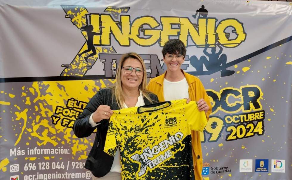 Izquierda, Vanesa Martín, alcaldesa Ayto Villa de Ingenio, y Romina González, directora del CD Más Eventos.