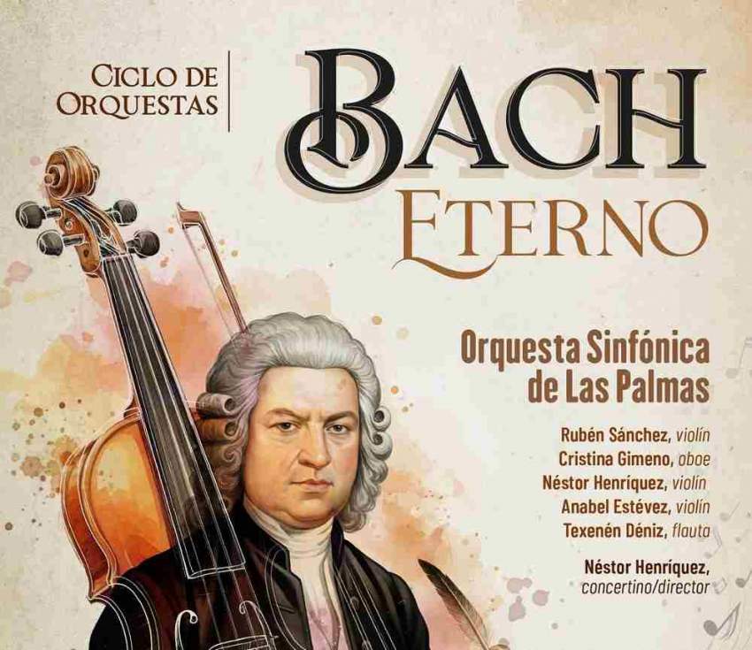 'Bach Eterno', de la Orquesta Sinfónica de Las Palmas, llega al Centro Cultural Guaires el 15 de noviembre