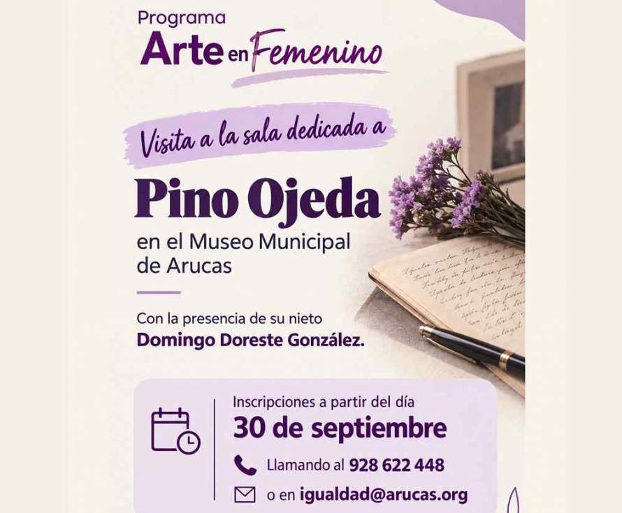 Cartel de la visita