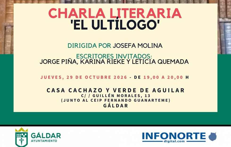 Cartel de la charla