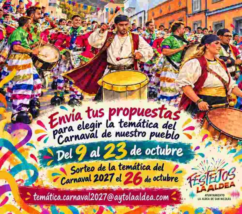 Elecci&oacute;n tem&aacute;tica Carnaval 2027 (La Aldea)