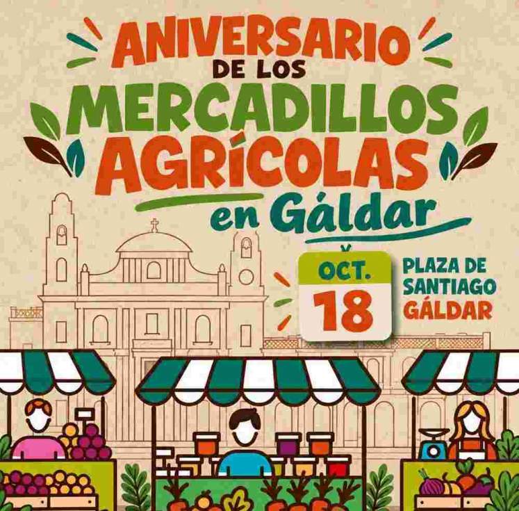 Cartel I Aniversario Mercado Agr&iacute;cola