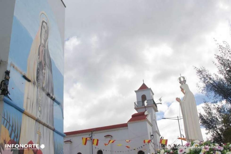 Nuestra Se&ntilde;ora de F&aacute;tima procesion&oacute; por las calles de La monta&ntilde;a (G&aacute;ldar)