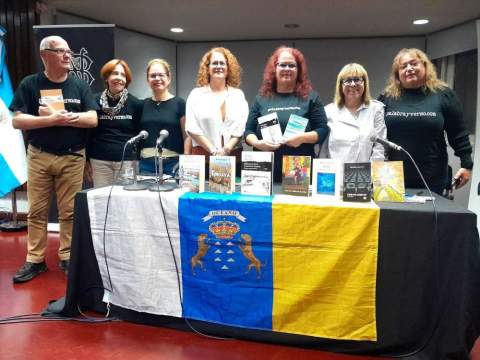 Delegaci&oacute;n Canaria en la Biblioteca Nacional de Buenos Aires