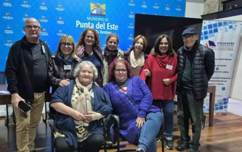 Delegaci&oacute;n canaria en Punta del Este