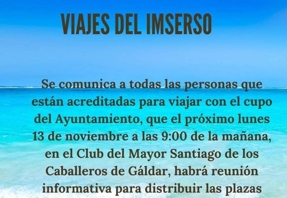 Cartel de la reunión