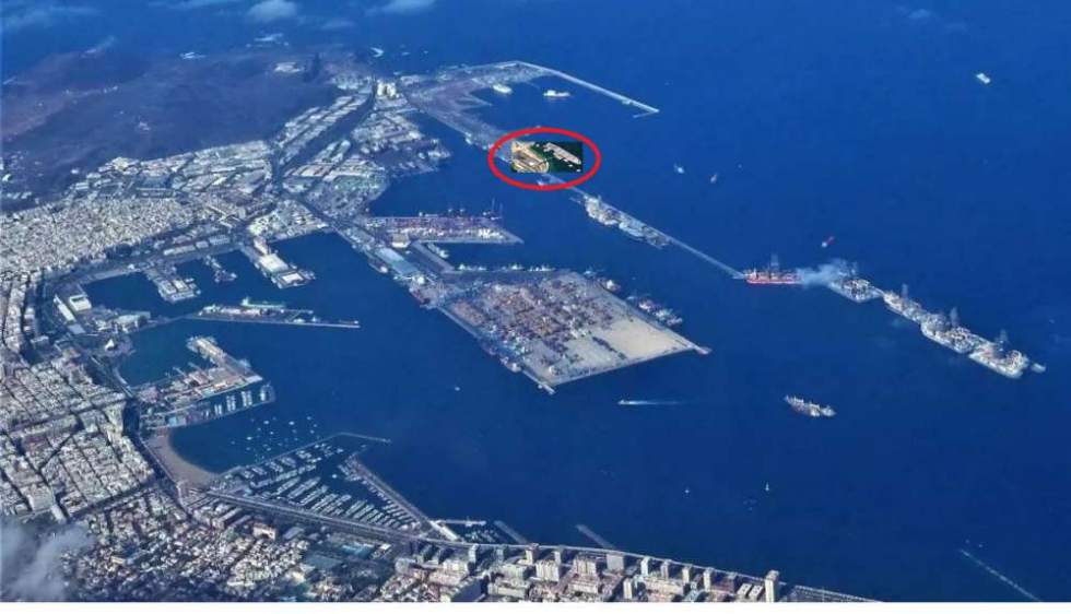 Regasificadora en el Puerto de La Luz