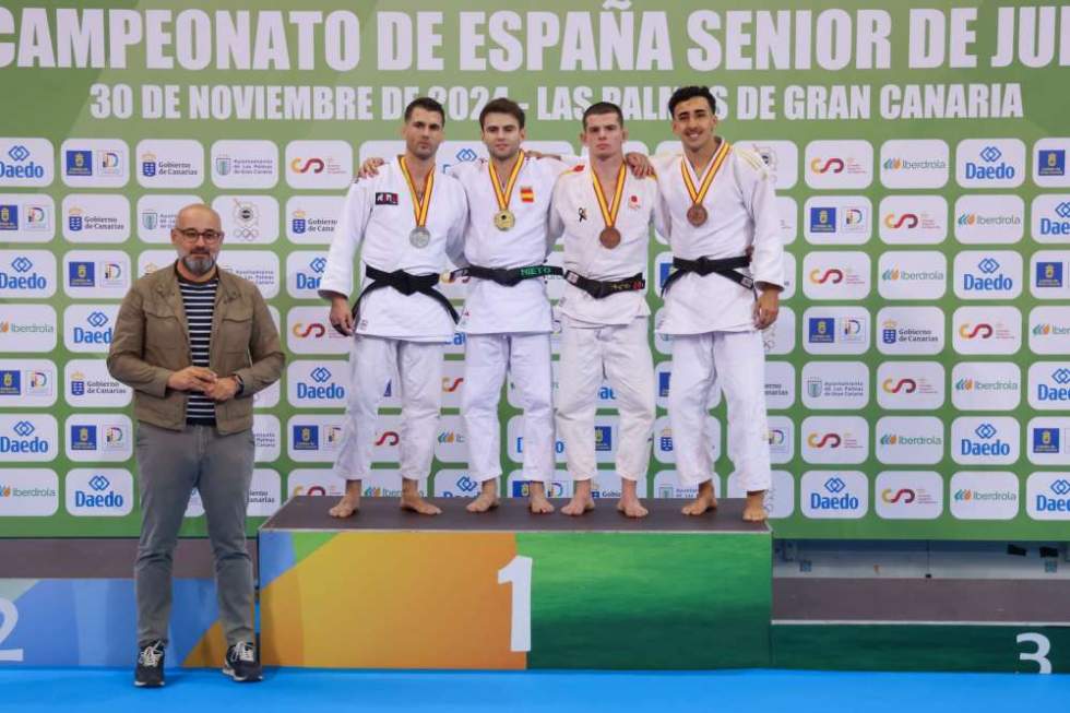 Premios -66 kg (bronce al grancanario Giovanni Suárez)