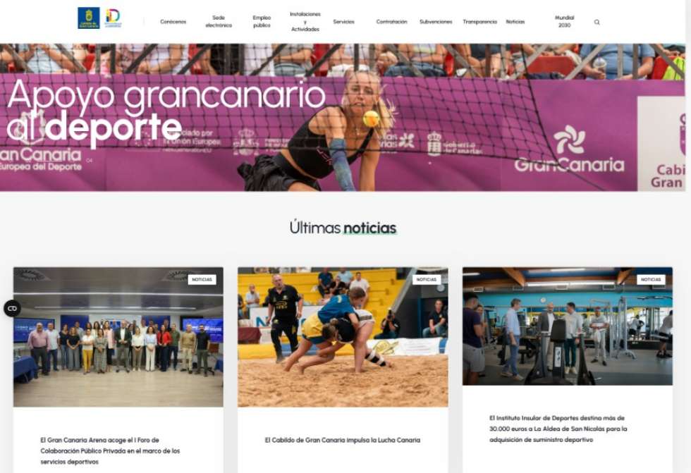 DEtalle del portal de la nueva web del IID