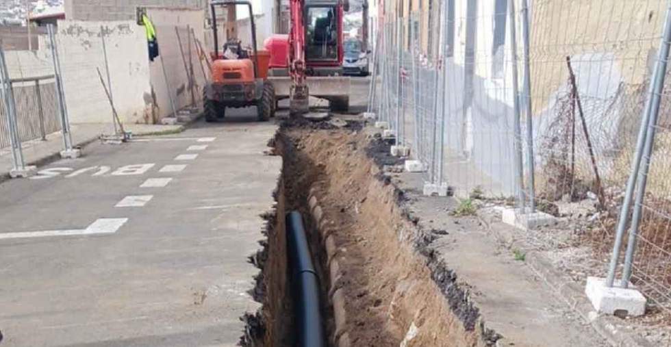 Renovación de la red de alcantarillado en la calle Gömez Escudero