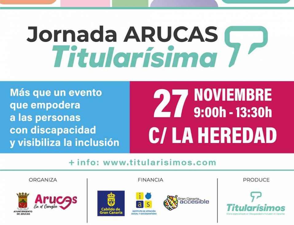 Arucas celebrará el 27 de noviembre la I jornada 