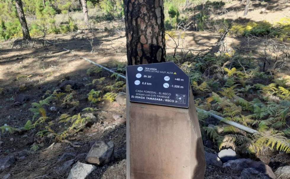 Renovaci&oacute;n la se&ntilde;al&eacute;tica de senderos de Agaete