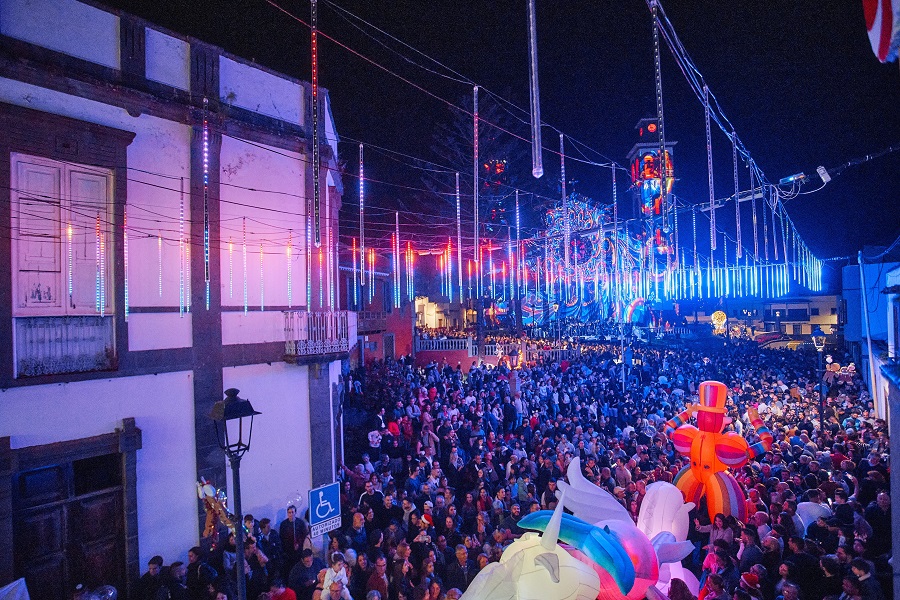 Encendido de la Navidad en Moya