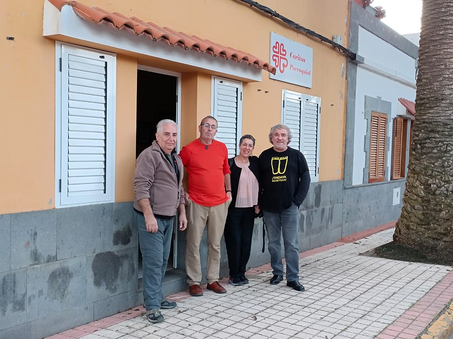 Entrega de los alimentos