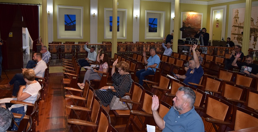 Imagen de un pleno en G&aacute;ldar