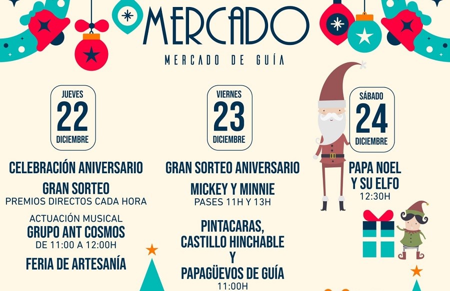 Aniversario del Mercado de Gu&iacute;a
