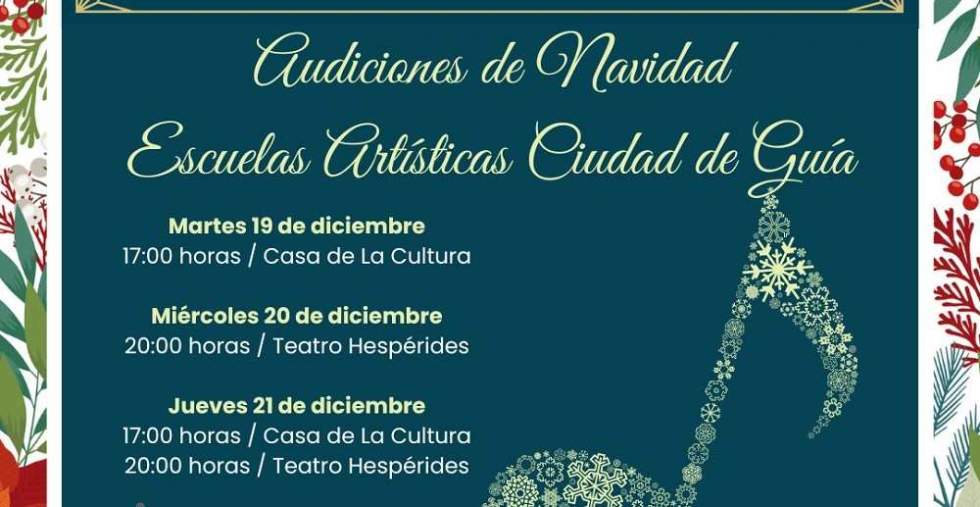 Cartel de las audiciones