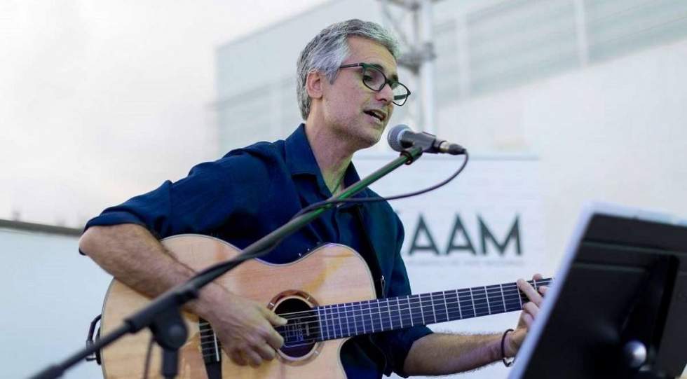 El cantante Mingo Quintana