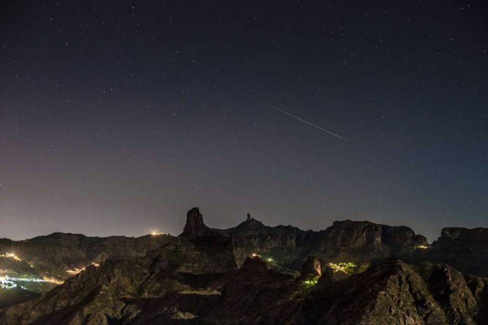 Cielo nocturno en la cumbre (Foto Nacho González)