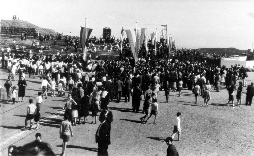 Vista parcial del estadio Cardona. EL TERRERO. ARUCAS. 