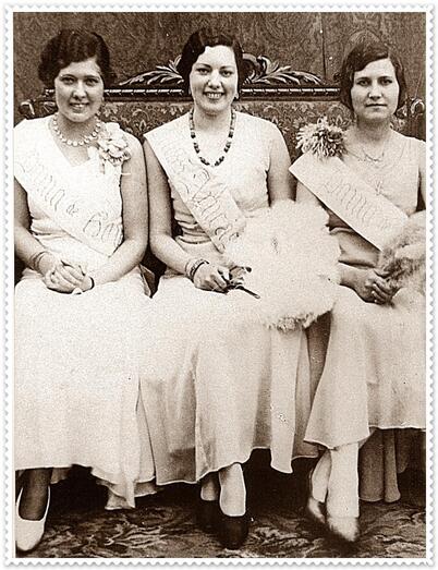 izquierda a derecha Carmen Medina Almeida Antonia Brito Ferrera y Josefa Godoy Ravelo