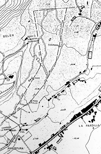  MAPA 1. Diseño Mina La Pardilla según EFG