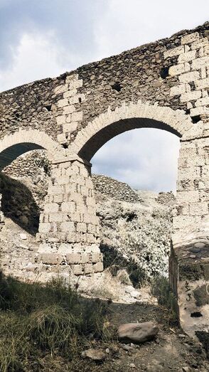 Detalle del Acueducto de Juan León y Castillo 
