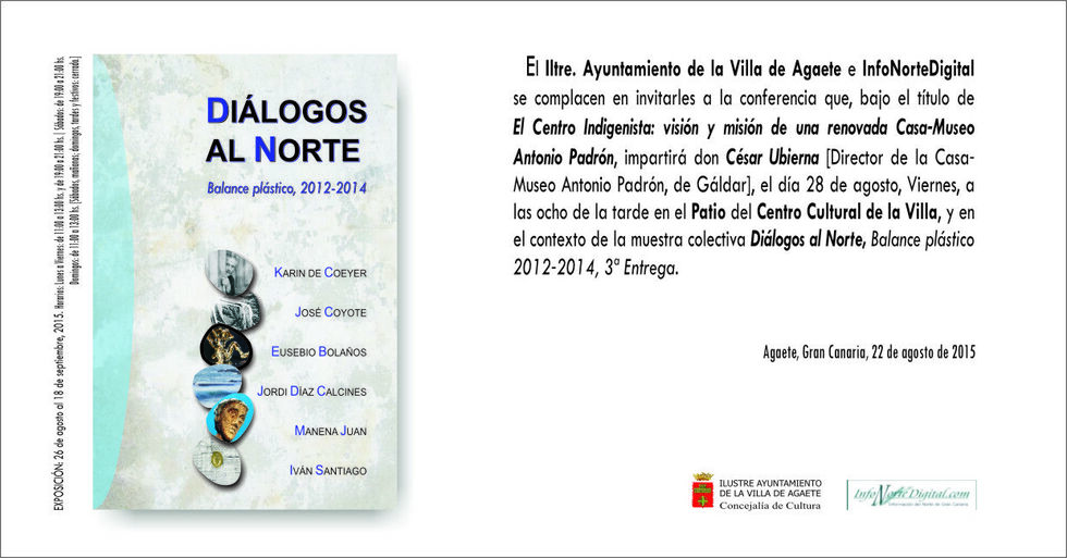 1.2. DIÁLOGOS NORTE3. AGAETE. Invitacion Conferencia