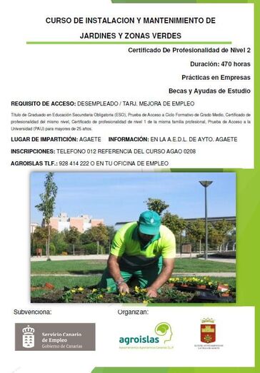 180627 cartel curso jardines zonas verdes 1