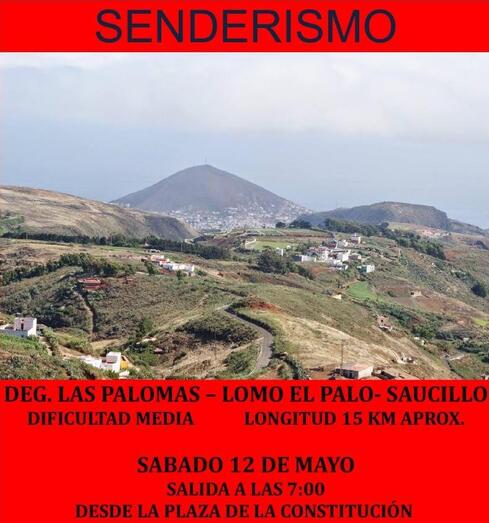 Cartel senderismo mayo