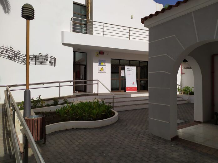 Punto de donación del ICHH en Agaete