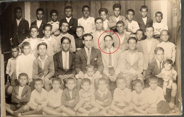 Los niños de Agaete de la generación nacida aproximadamente  entre los años 1906-1916