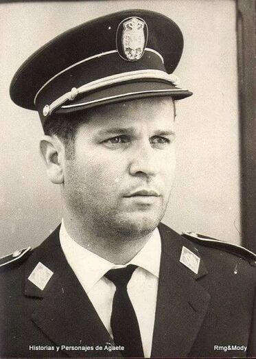 D. Manuel García, Cabo Jefe de la Guardia Municipal de Agaete, 1976.  (Historias y Personajes de Agaete)