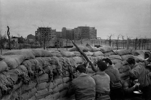 Trincheras republicanas de la Ciudad Universitaria de Madrid.