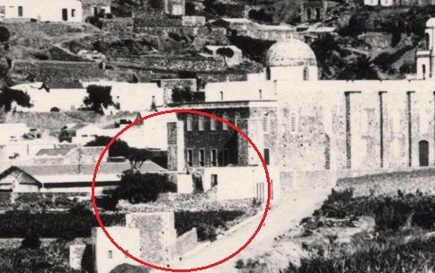 Lugar aproximado donde se encontraba la antigua iglesia.