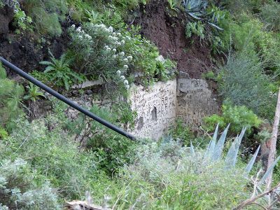 Los restos del  antiguo balneario en la actualidad.