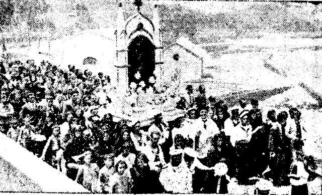 Llegando al puente 1942.