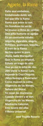 Publicada en el programa de las fiestas de Las Nieves de 2014 